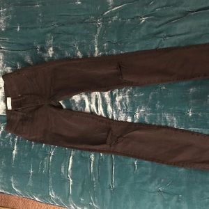 Madewell black high rise skinny jeans